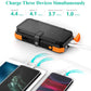 PN-W12Pro 18W Fast Charging Solar Charger with Foldable Panels 20,000mAh - Blavor
