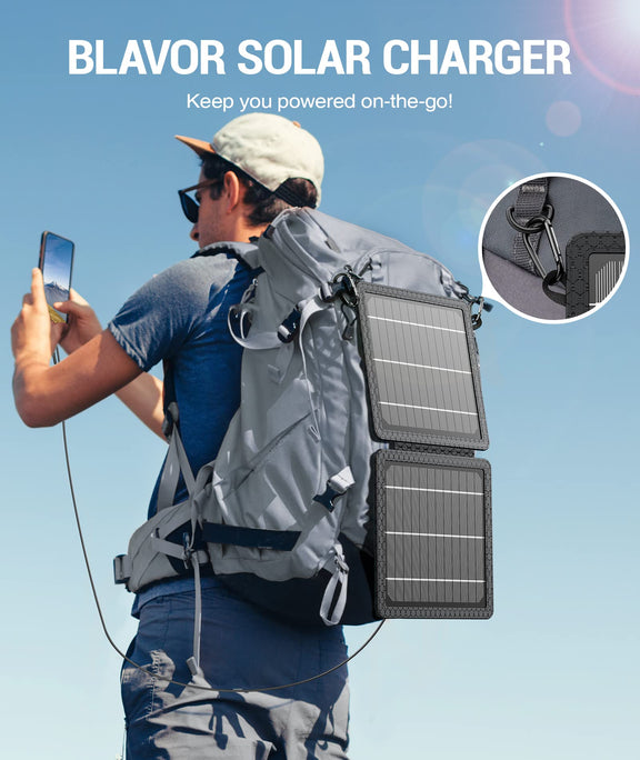 10W Portable Solar Charger for Outdoor Adventures
