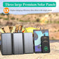 PN-W21 Solar power bank, foldable solar panel charger 10000 mAh - Blavor