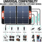 BLAVOR 60W Solar Panels PD 45W Fast Charger QC3.0 Solar Battery Charger - Blavor