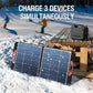 BLAVOR 100W Solar Panels PD 45W Fast Charger QC3.0 Solar Battery Charger
